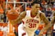 CLEMSON, SC - FEBRUARY 4: K.J. McDaniels #32 of the Clemson Tigers drives to the basket during the game against the Georgia Tech Yellow Jackets at Littlejohn Coliseum on February 4, 2014 in Clemson, South Carolina. (Photo by Tyler Smith/Getty Images)