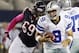 Chicago Bears defensive tackle Henry Melton (69) moves in to sack Dallas Cowboys quarterback Tony Romo (9) during the first half of an NFL football game, Monday, Oct. 1, 2012, in Arlington, Texas. (AP Photo/Tony Gutierrez)