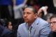 LOS ANGELES, CA - MARCH 12: Mark Jackson of the Golden State Warriors looks on during a game against the Los Angeles Clippers at Staples Center on March 12, 2014 in Los Angeles, California. NOTE TO USER: User expressly acknowledges and agrees that, by downloading and/or using this Photograph, user is consenting to the terms and conditions of the Getty Images License Agreement. Mandatory Copyright Notice: Copyright 2014 NBAE (Photo by Juan Ocampo/NBAE via Getty Images)