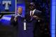 NEW YORK - APRIL 25: NFL Commissioner Roger Goodell poses with Baltimore Ravens #23 draft pick Michael Oher at Radio City Music Hall for the 2009 NFL Draft on April 25, 2009 in New York City (Photo by Jeff Zelevansky/Getty Images)