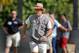 Jan 4, 2013; Miami, FL, USA; Alabama Crimson Tide head coach Nick Saban during practice for the 2013 BCS National Championship game against the Notre Dame Fighting Irish at Barry University. Mandatory Credit: Robert Mayer-USA TODAY Sports