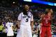 Mar 20, 2014; Orlando, FL, USA; Saint Louis Billikens guard Jordair Jett (5) reacts during the second half of a men's college basketball game against the North Carolina State Wolfpack during the second round of the 2014 NCAA Tournament at Amway Center. Mandatory Credit: David Manning-USA TODAY Sports