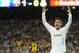 Real Madrid's Cristiano Ronaldo from Portugal reacts during the Spanish La Liga soccer match against FC Barcelona at the Camp Nou stadium in Barcelona, Spain, Saturday, Oct. 26, 2013. (AP Photo/Manu Fernandez)