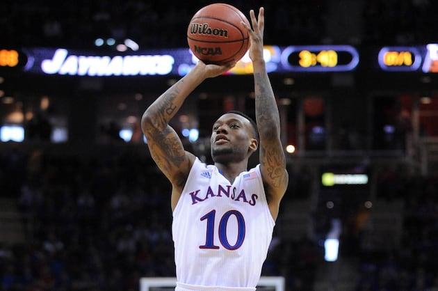 KU's Tharpe Heeds Brother's Advice: Shoot the Ball to the Ceiling