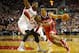 Mar 20, 2014; Portland, OR, USA; Washington Wizards guard Andre Miller (24) dribbles the ball as Washington Wizards guard Andre Miller (24) defends at Moda Center. Mandatory Credit: Jaime Valdez-USA TODAY Sports