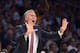 Los Angeles Lakers head coach Mike D'Antoni gestures to his team during the first half of their NBA basketball game against the San Antonio Spurs, Wednesday, March 19, 2014, in Los Angeles. (AP Photo/Mark J. Terrill)