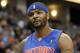 Mar 19, 2014; Denver, CO, USA; Detroit Pistons small forward Josh Smith (6) is ejected from the game in the third quarter against the Denver Nuggets at the Pepsi Center. The Nuggets won 118-109. Mandatory Credit: Isaiah J. Downing-USA TODAY Sports