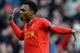 LIVERPOOL, ENGLAND - FEBRUARY 08: Daniel Sturridge of Liverpool celebrates scoring the fourth goal during the Barclays Premier League match between Liverpool and Arsenal at Anfield on February 8, 2014 in Liverpool, England. (Photo by Michael Regan/Getty Images)