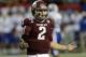 ATLANTA, GA - DECEMBER 31: Quarterback Johnny Manziel #2 of the Texas A&M Aggies argues a call during the the Chick-fil-A Bowl game against the Duke Blue Devils at the Georgia Dome on December 31, 2013 in Atlanta, Georgia. (Photo by Mike Zarrilli/Getty Images)