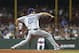 Dodgers' Clayton Kershaw pitches during the the Major League Baseball opening game between the Los Angeles Dodgers and Arizona Diamondbacks at the Sydney Cricket Ground in Sydney, Australia Saturday, March 22, 2014. The Dodgers won the game 3-1. (AP Photo/Michelle O'Connor)