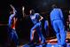 PHILADELPHIA, PA - MARCH 21: Carmelo Anthony #7 of the New York Knicks gets introduced before a game against the Philadelphia 76ers at the Wells Fargo Center on March 21, 2014 in Philadelphia, Pennsylvania. NOTE TO USER: User expressly acknowledges and agrees that, by downloading and or using this photograph, User is consenting to the terms and conditions of the Getty Images License Agreement. Mandatory Copyright Notice: Copyright 2014 NBAE (Photo by Jesse D. Garrabrant/NBAE via Getty Images)