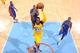 DENVER, CO - MARCH 19: J.J. Hickson #7 of the Denver Nuggets goes up for the dunk against the Detroit Pistons on March 19, 2014 at the Pepsi Center in Denver, Colorado. NOTE TO USER: User expressly acknowledges and agrees that, by downloading and/or using this Photograph, user is consenting to the terms and conditions of the Getty Images License Agreement. Mandatory Copyright Notice: Copyright 2014 NBAE (Photo by Garrett W. Ellwood/NBAE via Getty Images)