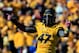 COLUMBIA, MO - OCTOBER 19: Defensive lineman Kony Ealy #47 of the Missouri Tigers reacts after a sack of quarterback Tyler Murphy #3 of the Florida Gator sduring the game at Faurot Field/Memorial Stadium on October 19, 2013 in Columbia, Missouri. (Photo by Jamie Squire/Getty Images)