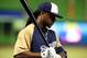 MIAMI, FL - JUNE 11: Rickie weeks #23 of the Milwaukee Brewers takes batting practice against the Miami Marlins at Marlins Park on June 11, 2013 in Miami, Florida. (Photo by Marc Serota/Getty Images)