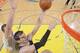 OAKLAND, CA - MARCH 22: Tiago Splitter #22 of the San Antonio Spurs shoots against the Golden State Warriors on March 22, 2014 at Oracle Arena in Oakland, California. NOTE TO USER: User expressly acknowledges and agrees that, by downloading and or using this photograph, user is consenting to the terms and conditions of Getty Images License Agreement. Mandatory Copyright Notice: Copyright 2014 NBAE (Photo by Rocky Widner/NBAE via Getty Images)