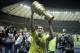 Dortmund's Sebastian Kehl lifts the trophy after his team won the German soccer cup final between Borussia Dortmund and FC Bayern Munich at the Olympic stadium in Berlin, Saturday, May 12, 2012. (AP Photo/Gero Breloer) - NO MOBILE USE UNTIL 2 HOURS AFTER THE MATCH, WEBSITE USERS ARE OBLIGED TO COMPLY WITH DFB-RESTRICTIONS, SEE INSTRUCTIONS FOR DETAILS –