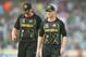 DHAKA, BANGLADESH - MARCH 23: Doug Bollinger and George Bailey of Australia leave the field after the Pakistan innings during the ICC World Twenty20 Bangladesh 2014 match between Australia and Pakistan at Sher-e-Bangla Mirpur Stadium on March 23, 2014 in Dhaka, Bangladesh. (Photo by Scott Barbour/Getty Images)