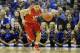 Mar 8, 2014; Memphis, TN, USA; Southern Methodist Mustangs guard Nic Moore (11) handles the ball during the game against the Memphis Tigers at FedExForum. Mandatory Credit: Justin Ford-USA TODAY Sports