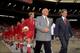 1992: Ronnie Moran of Liverpool and Malcom Crosby of Sunderland lead their teams out before the FA Cup final at Wembley Stadium in London. Liverpool won the match 2-0. \ Mandatory Credit: Shaun Botterill/Allsport