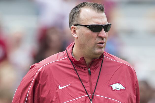 Bielema Sees 'Feisty' Team in Second Spring