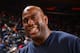 NEW YORK, NY - NOVEMBER 03: Former NBA player Magic Johnson poses for a portrait during the Minnesota Timberwolves against the New York Knicks game on November 3, 2013 at Madison Square Garden in New York City, New York. NOTE TO USER: User expressly acknowledges and agrees that, by downloading and or using this photograph, User is consenting to the terms and conditions of the Getty Images License Agreement. Mandatory Copyright Notice: Copyright 2013 NBAE (Photo by Jesse D. Garrabrant/NBAE via Getty Images)