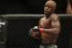 Waylon Lowe trades punches with Melvin Guillard during their UFC lightweight mixed martial art match Saturday, May 29, 2010 at The MGM Grand Garden Arena in Las Vegas. (AP Photo/Eric Jamison)