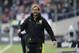 Dortmund's coach Juergen Klopp reacts during the German first division Bundesliga soccer match between Hannover 96 and BvB Borussia Dortmund in Hannover, Germany, Saturday, March 22, 2014. (AP Photo/Markus Schreiber).