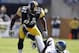 PITTSBURGH, PA - SEPTEMBER 18: James Harrison #92 of the Pittsburgh Steelers reacts to sacking Tarvaris Jackson #7 of the Seattle Seahawks during the game on September 18, 2011 at Heinz Field in Pittsburgh, Pennsylvania. The Steelers defeated the Seahawks 24-0. (Photo by Justin K. Aller/Getty Images)