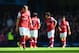 LONDON, ENGLAND - MARCH 22: A dejected Lukas Podolski of Arsenal looks to the ground during the Barclays Premier League match between Chelsea and Arsenal at Stamford Bridge on March 22, 2014 in London, England. (Photo by Shaun Botterill/Getty Images)