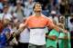 KEY BISCAYNE, FL - MARCH 24: Rafael Nadal of Spain celebrates celebrates his win over Denis Istomin of Uzebekistan during the Sony Open at the Crandon Park Tennis Center on March 24, 2014 in Key Biscayne, Florida. (Photo by Matthew Stockman/Getty Images)