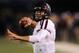 Texas A&M quarterback Johnny Manziel warms up before the start of an NCAA college football game against Missouri Saturday, Nov. 30, 2013, in Columbia, Mo. (AP Photo/L.G. Patterson)