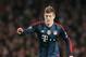 Bayern's Toni Kroos takes the ball forward during a Champions League, round of 16, first leg soccer match between Arsenal and Bayern Munich at the Emirates stadium in London, Wednesday, Feb. 19, 2014 .(AP Photo/Alastair Grant)
