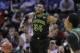 Baylor's Cory Jefferson (34) yells as he scores against Creighton during the second half of a third-round game in the NCAA college basketball tournament Sunday, March 23, 2014, in San Antonio. (AP Photo/Eric Gay)