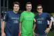 Michael Laudrup at the Laureus Unity Cup, with Vitor Baia and Fabio Capello