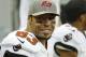 Tampa Bay Buccaneers wide receiver Vincent Jackson (83) sits on the bench during the fourth quarter of an NFL football game against the Detroit Lions at Ford Field in Detroit, Sunday, Nov. 24, 2013. (AP Photo/Duane Burleson)