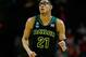 SAN ANTONIO, TX - MARCH 23: Isaiah Austin #21 of the Baylor Bears runs up the floor against the Creighton Bluejays during the third round of the 2014 NCAA Men's Basketball Tournament at the AT&T Center on March 23, 2014 in San Antonio, Texas. (Photo by Tom Pennington/Getty Images)