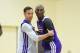 EL SEGUNDO, CA - DECEMBER 3: Kobe Bryant #24 of the Los Angeles Lakers looks to get open against Steve Nash #10 of the Los Angeles Lakers during practice on December 3, 2013 at Toyota Sports Center in El Segundo, California. NOTE TO USER: User expressly acknowledges and agrees that, by downloading and/or using this Photograph, user is consenting to the terms and conditions of the Getty Images License Agreement. Mandatory Copyright Notice: Copyright 2013 NBAE (Photo by Andrew D. Bernstein/NBAE via Getty Images)