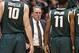 EVANSTON, IL - JANUARY 15: Head coach Tom Izzo of the Michigan State Spartans reacts after calling a time out against the Northwestern Wildcats at Welsh-Ryan Arena on January 15, 2014 in Evanston, Illinois. (Photo by Jonathan Daniel/Getty Images)