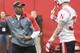 Charlton Warren at Nebraska spring practice