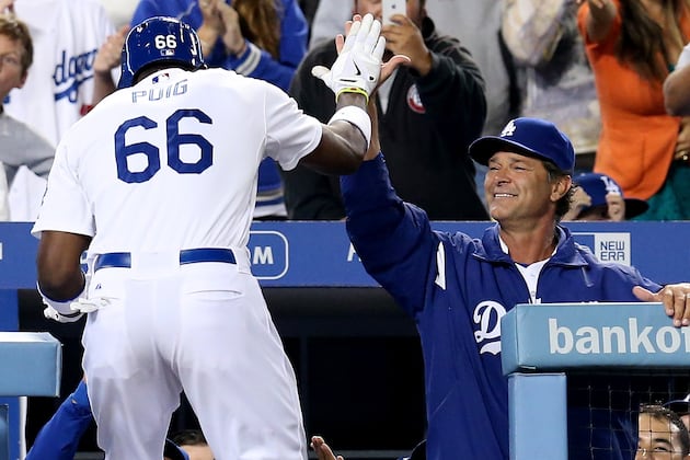 Mattingly Meets with Puig, Says 'We're Good'