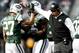 EAST RUTHERFORD, NJ - DECEMBER 1: Head coach Rex Ryan of the New York Jets greets Dee Milliner #27 of the New York Jets during their game against the Miami Dolphins at MetLife Stadium on December 1, 2013 in East Rutherford, New Jersey. (Photo by Jeff Zelevansky/Getty Images)