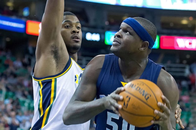 Randolph Lifts Grizzlies to 91-87 Win over Jazz