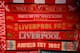 LIVERPOOL, ENGLAND - MARCH 26: General View of scarves for sale on a merchandise stall prior to the Barclays Premier League match between Liverpool and Sunderland at Anfield on March 26, 2014 in Liverpool, England. (Photo by Alex Livesey/Getty Images)