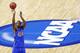 UCLA guard Norman Powell works out during practice at the NCAA college basketball tournament, Wednesday, March 26, 2014, in Memphis, Tenn. UCLA plays Florida in a regional semifinal on Thursday. (AP Photo/John Bazemore)