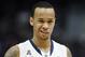 Connecticut's Shabazz Napier waits to throw a free throw during the first half of an NCAA college basketball game against South Florida, Wednesday, Feb. 12, 2014, in Hartford, Conn. (AP Photo/Jessica Hill)
