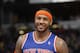 SACRAMENTO, CA - MARCH 26: Carmelo Anthony #7 of the New York Knicks stands on the court during a game against the Sacramento Kings at Sleep Train Arena on March 26, 2014 in Sacramento, California. NOTE TO USER: User expressly acknowledges and agrees that, by downloading and or using this photograph, User is consenting to the terms and conditions of the Getty Images Agreement. Mandatory Copyright Notice: Copyright 2014 NBAE (Photo by Rocky Widner/NBAE via Getty Images)