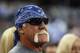 ARLINGTON, TX - SEPTEMBER 08: Former wrester, Hulk Hogan at AT&T Stadium before a Sunday night game between the New York Giants and the Dallas Cowboys on September 8, 2013 in Arlington, Texas. (Photo by Ronald Martinez/Getty Images)