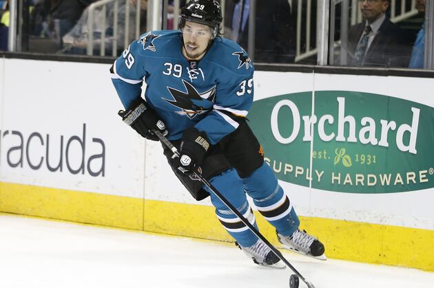 Sharks' Logan Couture Returns to Lineup