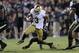 Notre Dame running back Amir Carlisle runs against Purdue during the second half of an NCAA college football game in West Lafayette, Ind., Saturday, Sept. 14, 2013. (AP Photo/Michael Conroy)