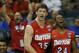 Dayton's Jordan Sibert (24) and Matt Kavanaugh (35) celebrate play against Stanford during the second half in a regional semifinal game at the NCAA college basketball tournament, Thursday, March 27, 2014, in Memphis, Tenn. (AP Photo/John Bazemore)